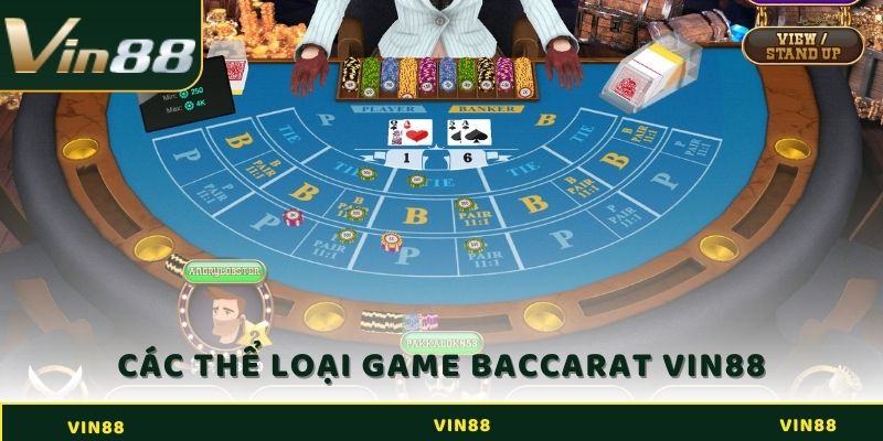 Một vài game Baccarat VIN88 nổi bật