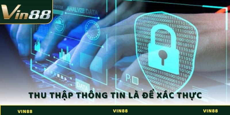 Vin88 thu thập các thông tin cá nhân để xác thực và quản lý